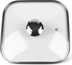 Tapa cuadrada de vidrio grande 27 × 27 cm Orion