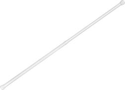 Barra telescópica de presión 70–120 cm, de aluminio, blanca - 1 pieza