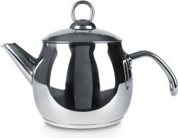 Tetera de acero inoxidable ANETT 1,2 l – plateada