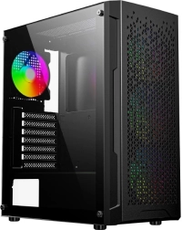 Caja gaming Fornax 400X con cristal templado y ventiladores ARGB