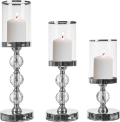 Juego de 3 candelabros Glamour Ruhhy