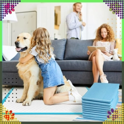 Empapadores higiénicos desechables para perros XL 60 × 90 cm, reforzados, 50 uds