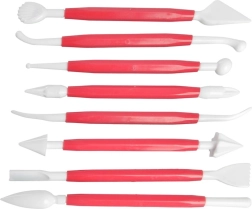 Set de espátulas de modelado para tartas, 8 uds