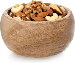 Cuenco de madera de mango 14 cm, 450 ml