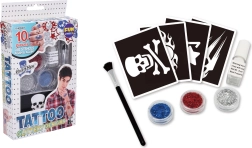 Set de tatuajes temporales con purpurina para niños