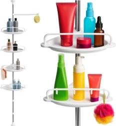 Estantería de ducha telescópica de esquina RUHHY