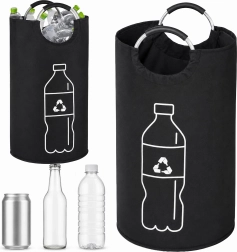 Bolsa XXL para clasificar botellas retornables y latas con asas, 82 l