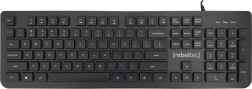 Teclado multimedia USB de tamaño completo Solidero