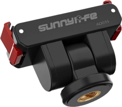 Sunnylife adaptador magnético de montaje 1/4" giratorio 180° para OSMO 360, ACTION 5 PRO y OSMO ACTION 4/3/2