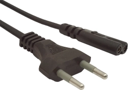 Cable de alimentación C7 2 pines 1,8 m