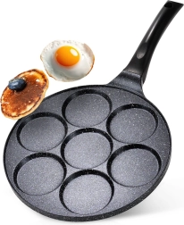 Sartén de granito para huevos con 7 cavidades Basic Line 26 cm
