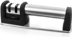 Afilador manual de dos etapas para cuchillos ORION de acero inoxidable
