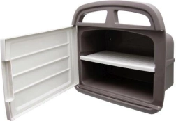 Soporte de plástico Deluxe para manguera de jardín 45 m