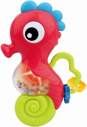 Sonajero infantil con melodía caballito de mar – rojo