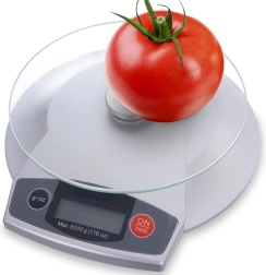 Báscula digital de cocina de vidrio 5 kg