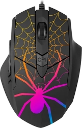 Ratón gaming TRACER Gamezone Black Widow USB