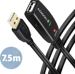 Cable alargador activo USB 2.0 con amplificador 7,5 m