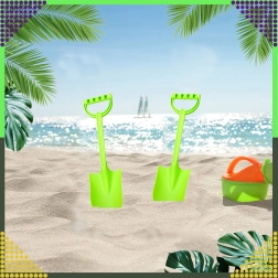 Pala de arena infantil de plástico de 64 cm – verde