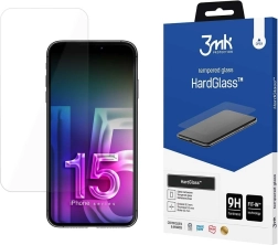 Cristal templado HardGlass para iPhone 15 Pro 6,1" 9H