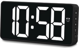 Despertador electrónico Bali con pantalla LED y termómetro