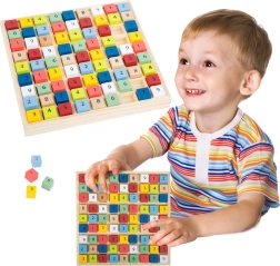 Sudoku de madera Small Foot con cubos de colores
