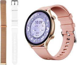 Reloj inteligente X19 Bluetooth rosa