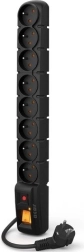 Regleta alargadora negra 8 tomas 3 m - Acar