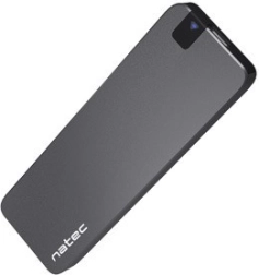 Caja externa de aluminio para SSD M.2 NVMe NATEC rhino con USB‑C 3.2 gen 2 (10 Gb/s)