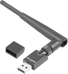 Adaptador USB Wi‑Fi Lanberg con antena desmontable