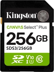 Tarjeta de memoria SD 256GB Canvas Select Plus Gen3 150MB/s