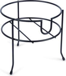 Soporte metálico negro para dispensador de bebidas con grifo, 20 cm
