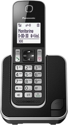 Teléfono inalámbrico Panasonic KX-TGD310 negro