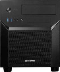 Caja de ordenador negra mATX Cube Series Mesh