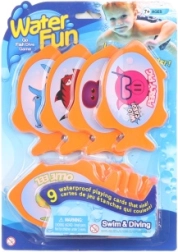 Peces de plástico para buceo en el agua – set de 9 uds