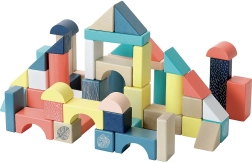Bloques de construcción de madera Canopée 54 piezas