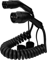Cable de carga en espiral para coches eléctricos tipo 2 DEFENZO Spiro AC7 5 m, 7 kW