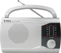 Radio portátil EWA plateado