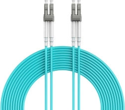 Cable óptico dúplex multimodo OM4 50/125, LC/LC, 2 m