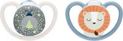 Chupetes NUK Perfect Match Air Night Firefly/León 0–6 meses, 2 uds