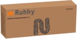 Guirnalda navideña con piñas y bayas rojas 1 m Ruhhy