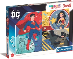 Puzle 3×48 piezas DC Comics