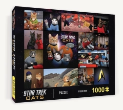 Puzzle Star Trek gatos de 1000 piezas