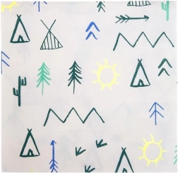 Servilletas de papel Tipi Bosque MERI MERI 33 × 33 cm, 20 uds