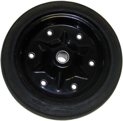 Rueda maciza de 350 mm con disco metálico, cojinete liso