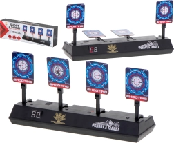 Diana electrónica con 4 objetivos y contador digital