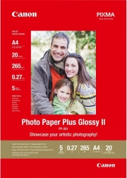 Canon Photo Paper Plus Glossy II A4, 20 hojas