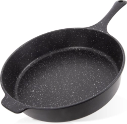 Sartén profunda GRANDE de aluminio fundido 28 cm, 3 l