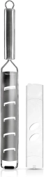 Rallador plano de acero inoxidable con funda protectora 38 × 4 cm