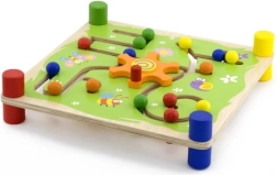 Viga Sigue y Rastrea Montessori Juego Didáctico de Madera