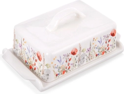 Mantequera de porcelana Maki blanca